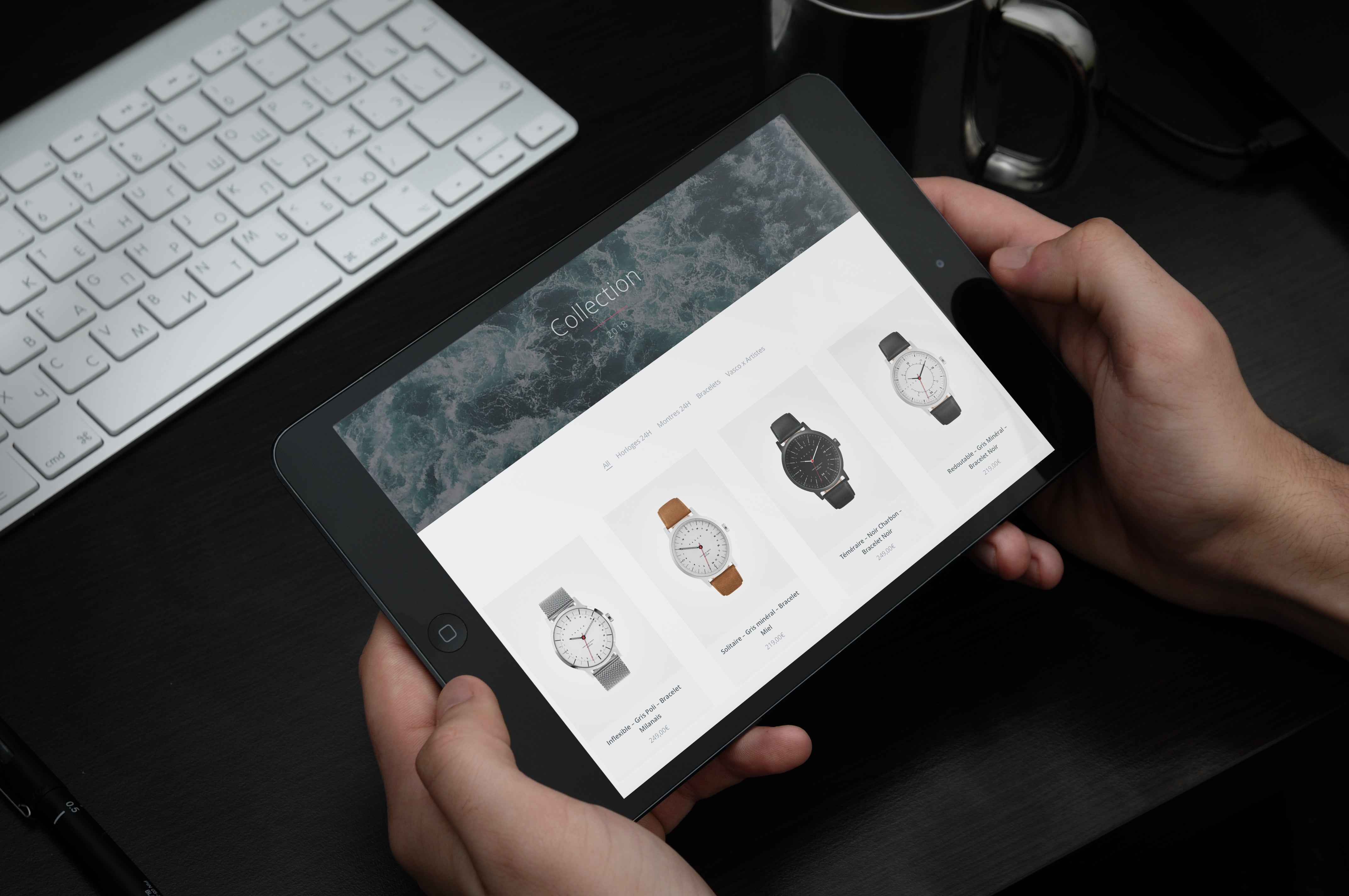 Nous ouvrons la boutique
