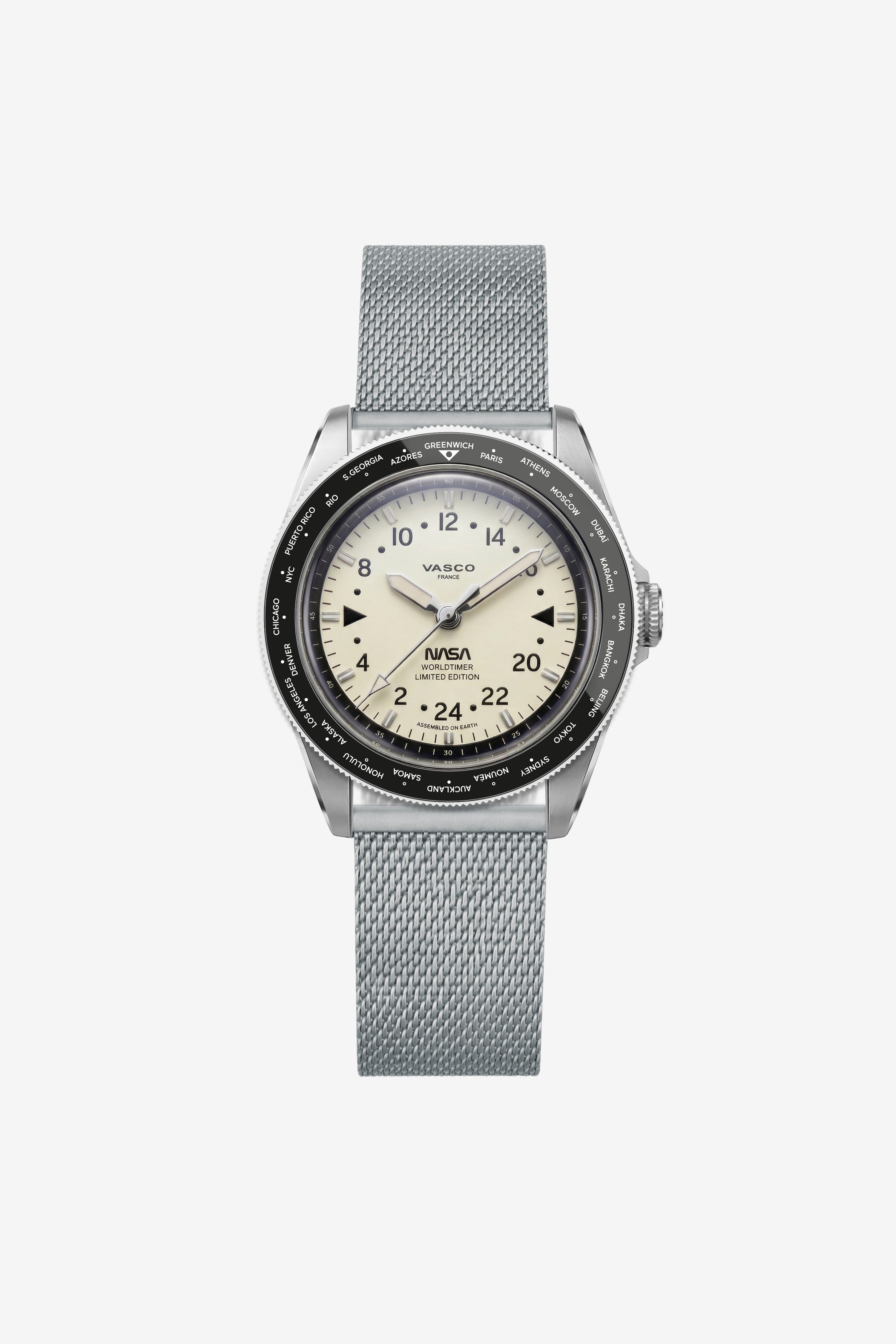 NASA® Worldtimer Acier