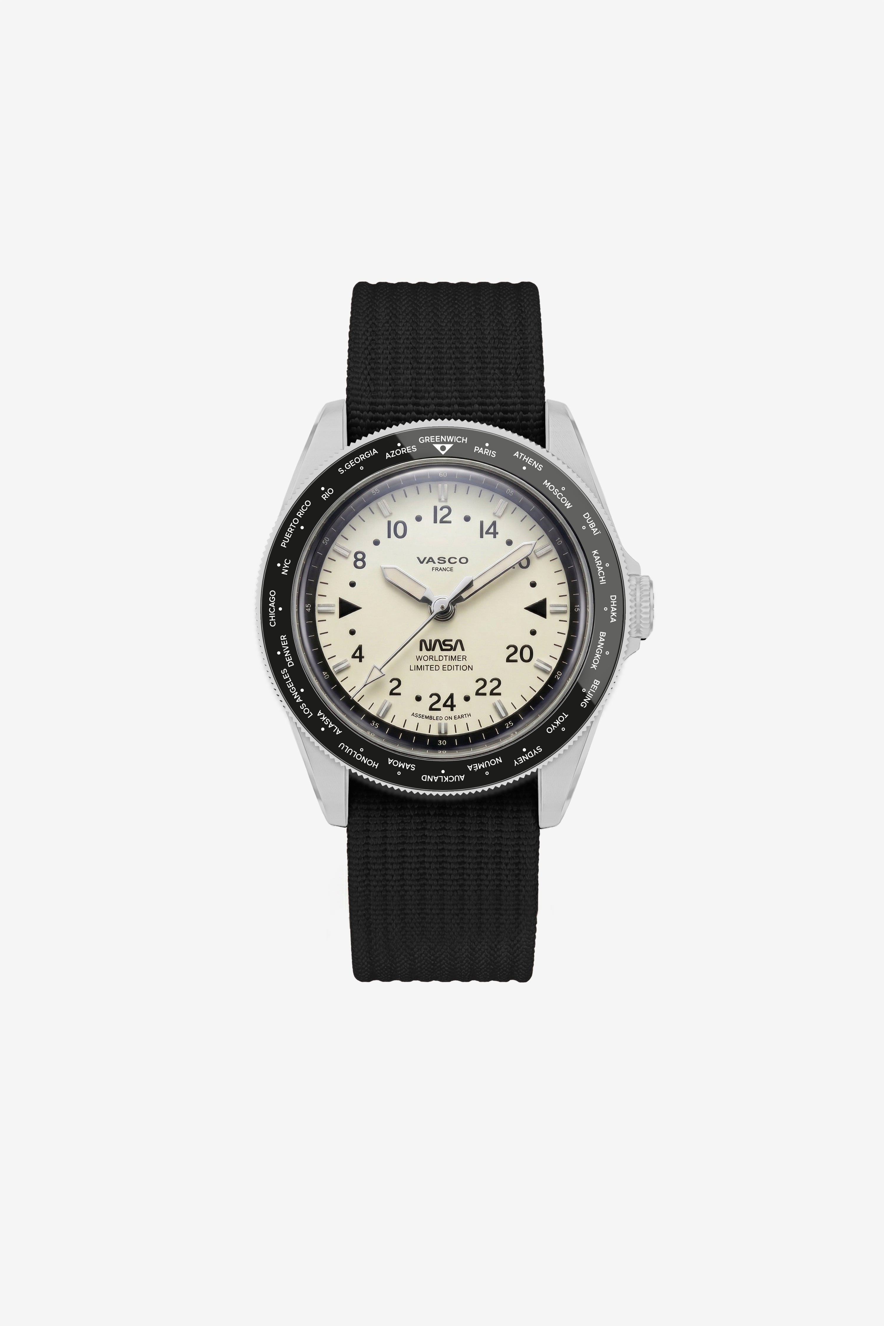 NASA® Worldtimer Matte Gray Steel