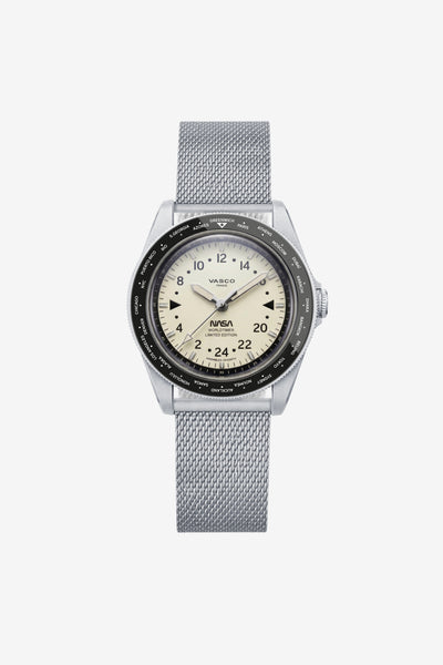 NASA® Worldtimer Matte Gray Steel